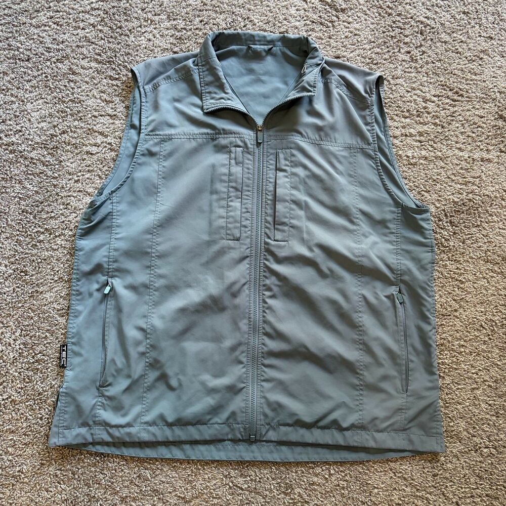 SCOTTeVEST Lightweight Travel Vest Full Zip TEC Blue Men’s Size XL